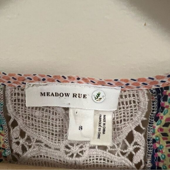Meadow Rue Anthropologie boho top. Size 8 - Picture 6 of 8